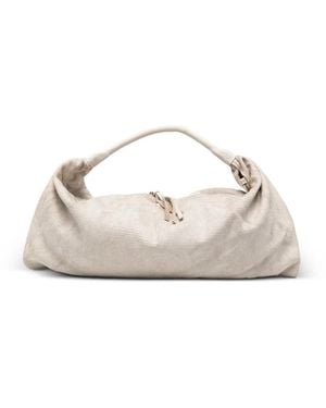 SOMMET Sac Porté Épaule Aura Petalino En Cuir - Neutre