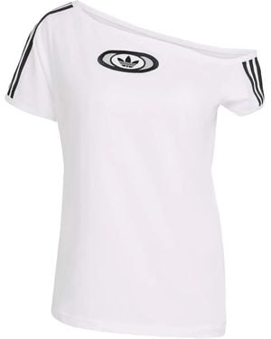adidas Campus 2000 オーバルディテール Tシャツ - ホワイト