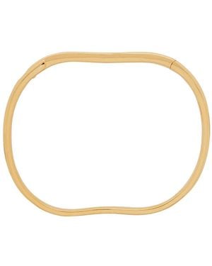 Monica Vinader Alta Capture Charm Bangle - White