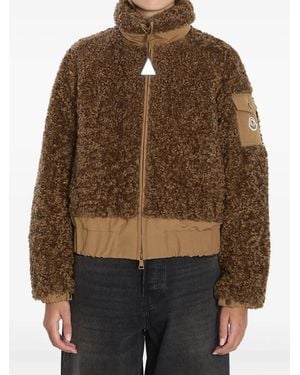 Moncler Coligny Teddy Jacket - Brown