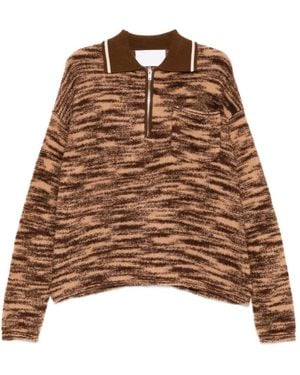 CUDDLEUP Space Dyed Jumper - Brown