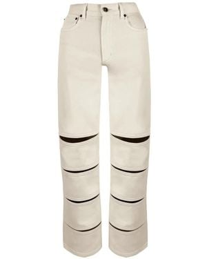 Contessa Mills Vaqueros Arcana Con Abertura - Blanco