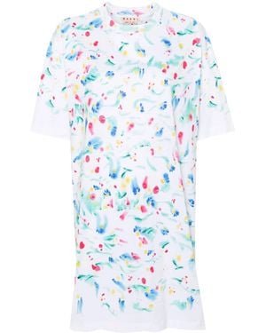 Marni Dress Flowers - Blue