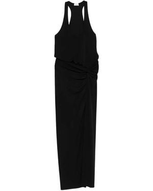 ANDAMANE Juno Knotted Maxi Dress - Black