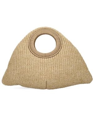 Cult Gaia Thais Woven Top-Handle Bag - Natural