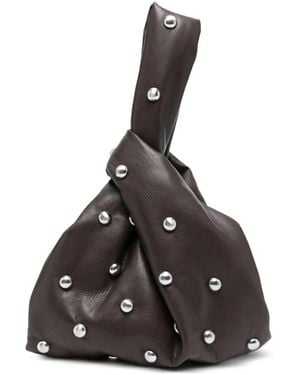 Nanushka Small Knot Clutch Bag - Black