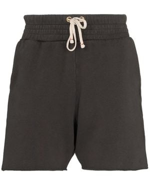 Les Tien Yacht Drawstring-Waist Track Shorts - Black