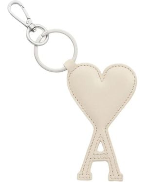 Ami Paris Llavero Ami de Coeur - Blanco