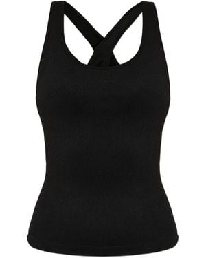 The Upside Sport-Tanktop mit überkreuzten Trägern - Schwarz