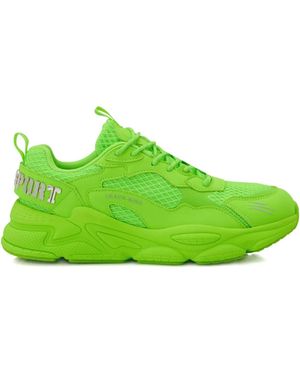 Philipp Plein Track-King Gen.X.05 Logo-Plaque Sneakers - Green