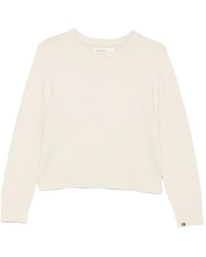 Extreme Cashmere Jersey De Canalé Jeanne - Blanco
