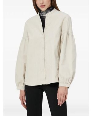 Samsøe & Samsøe Balloon-Sleeve Shirt - White