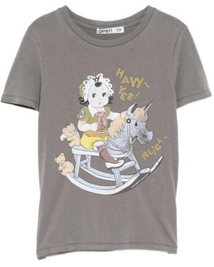 OPEN YY Rocking Baby T-Shirt - Grey