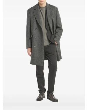 Barena Double-Breasted Coat - Grey