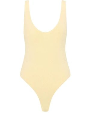 Rebecca Vallance Body Arial con cuello redondo - Blanco