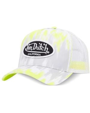 Von Dutch Casquette En Résille À Patch Logo - White