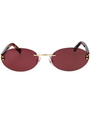 Marc Jacobs Rimless Oval-Frame Sunglasses - Pink