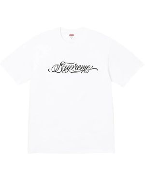 Supreme Script T-Shirt - Weiß