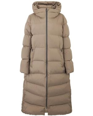 Herno Hooded Padded Jacket - Natural