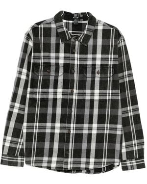 Ksubi Check-Pattern Shirt - Black