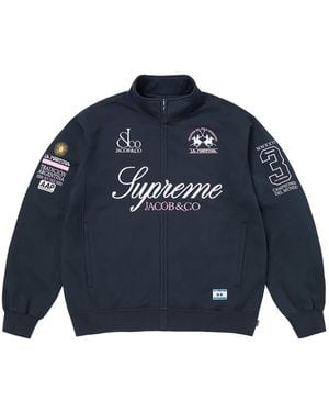 Supreme X La Martina X Jacob & Co Zip-Up Sweatshirt - Blue