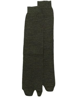 Maison Margiela Tabi Wool-Blend Socks - Green