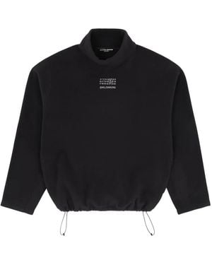 MM6 MAISON MARGIELA X SALOMON Logo Turtleneck Sweatshirt - Blue