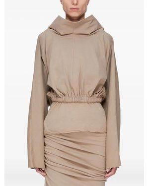 Rick Owens クロップド パーカー - ナチュラル