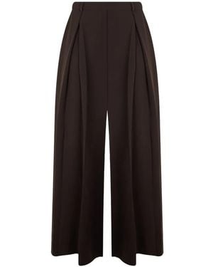 P.A.R.O.S.H. Pleated Palazzo Pants - White
