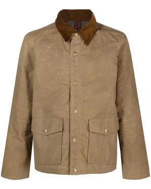 Fortela Renny Coated-Finish Shirt Jacket - Brown
