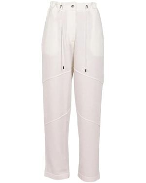 Tom Ford Drawstring Paneled Pants - White