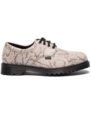 Dr. Martens X Supreme Snakeskin-Effect Shoes - White