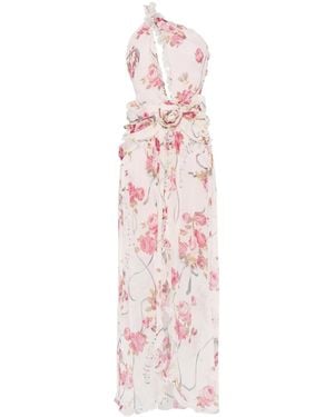 Blumarine Floral-Print Maxi Dress - Pink