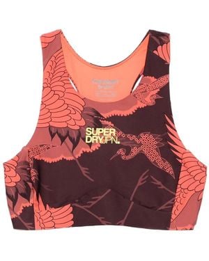 Superdry Floral-Print Top - Red