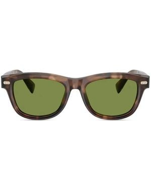 Brunello Cucinelli Stanley J. Sunglasses - Green