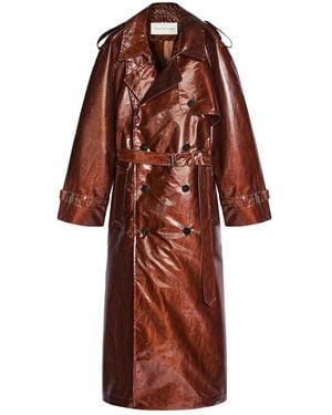 Dries Van Noten トレンチコート - レッド