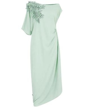 Loodyana Off-Shoulder Maxi Dress - Green