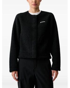 Columbia Logo-Patch Fleece Jacket - Black