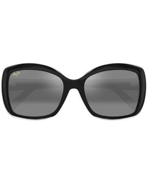 Maui Jim Geometrische Sonnenbrille - Schwarz