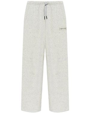 Rethinkit Studios Drawstring Label Pants - White