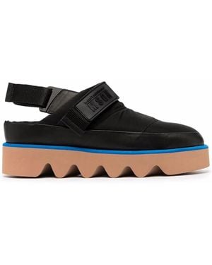 MSGM Padded Platform Trainers - Black