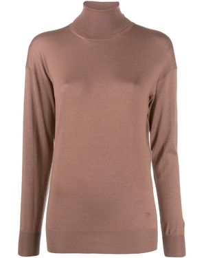 Tom Ford Fein Gestrickter Rollkragenpullover - Braun