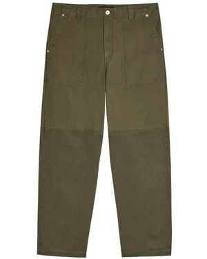 Wales Bonner Brixton Broek Met Vlakken - Groen