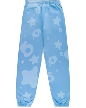 Sp5der Beluga V2 "Dusty" Track Trousers - Blue