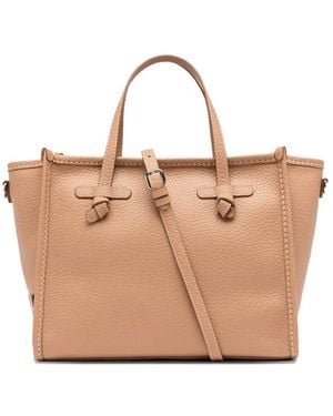 Gianni Chiarini 32 Miss Marcella Leather Tote Bag - Natural