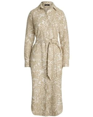 Ralph Lauren Robe Mi-Longue À Fleurs - White