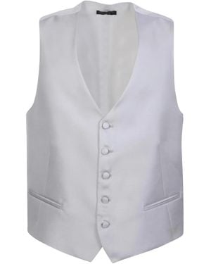 Dell'Oglio Buttoned Waistcoat - Grey