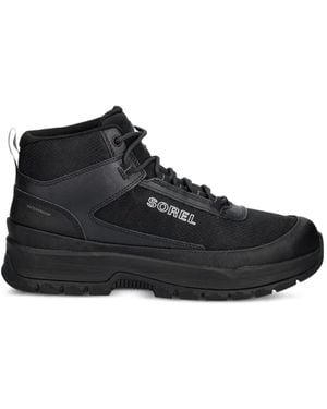Sorel Botas De Montaña Con Logo Estampado - Negro