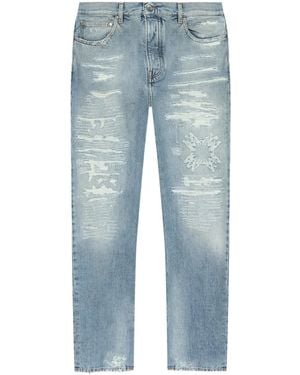 Amiri Ma Quad Repaired Straight Jean - Blue