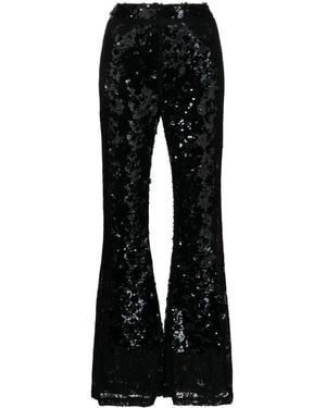 Cynthia Rowley インターシャニット セーター - ブラック